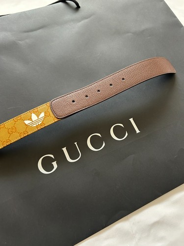 NWT Gucci X Adidas GG Marmont Belt Size 85/34 406831 - Picture 6 of 13