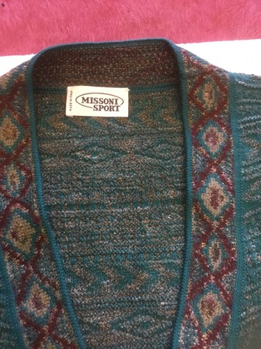 MAGLIONE MISSONI UOMO CARDIGAN MULTICOLORE T.56 - Foto 4 di 10