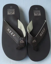 Reef Men's Classic Brown Flip Flops Size 10 NEW