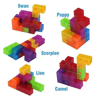  3D Magnetic Building Blocks Magic Magnetic Cubes, Set