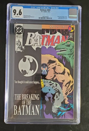 1993 Batman #497 CGC 9.6. Our u928