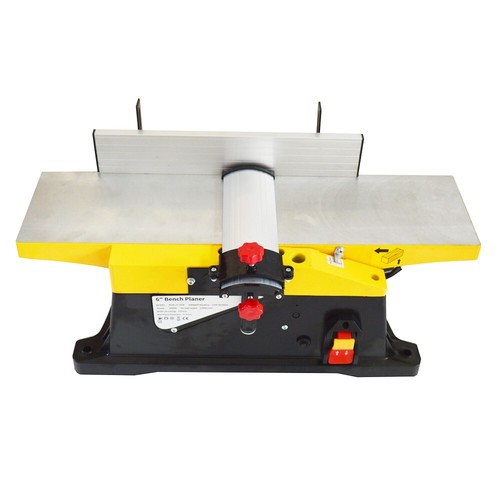 Madera de banco de 6" cepilladora de madera de 2,5 hp máquina de corte de cepillado herramienta taller - Imagen 2 de 21