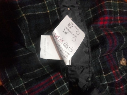 Sir Pendleton 100% Pure Wool Button Down board Shirt M Allison Tartan plaid USA - Picture 9 of 10