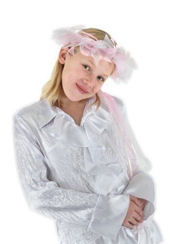 Princesa Hada Cumpleaños Satén Ángel Pluma Encantadora Diadema Sombrero Adulto Niños - Imagen 3 de 3