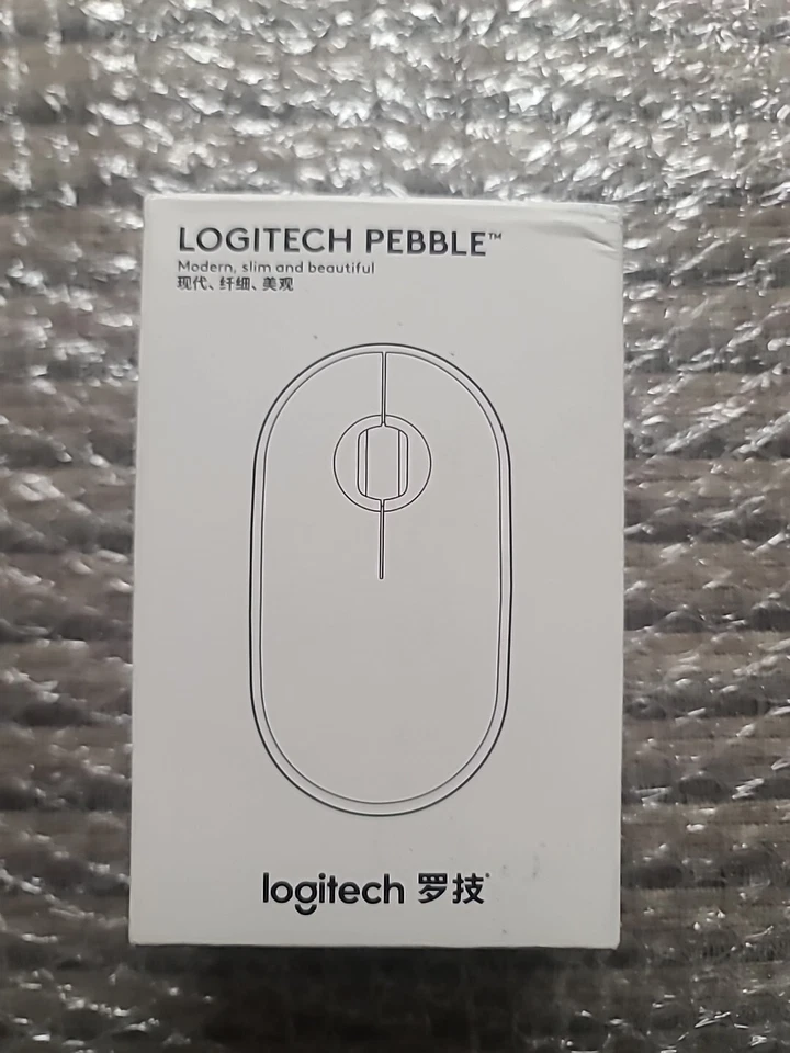 MOUSE USB OPTICAL Logitech Pebble ROSE/PINK LOGITECH New 910- 005575 QUIET - Image 2 of 4