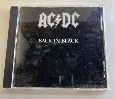 AC/DC Back In Black 1980 CD Preowned Atlantic Records D 105828