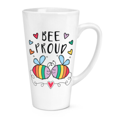 Tasse à café LGBT – LGBTEA – Lesbienne LGBTQ Transgenre Gay Pride Bi Rainbow Pride Queer 325 ml Blanc