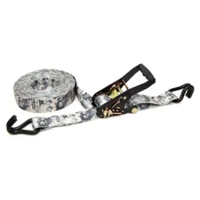 CargoLoc Camo Ratchet Truck Tie Down with J Hook - 2 Inch x 27 Ft 