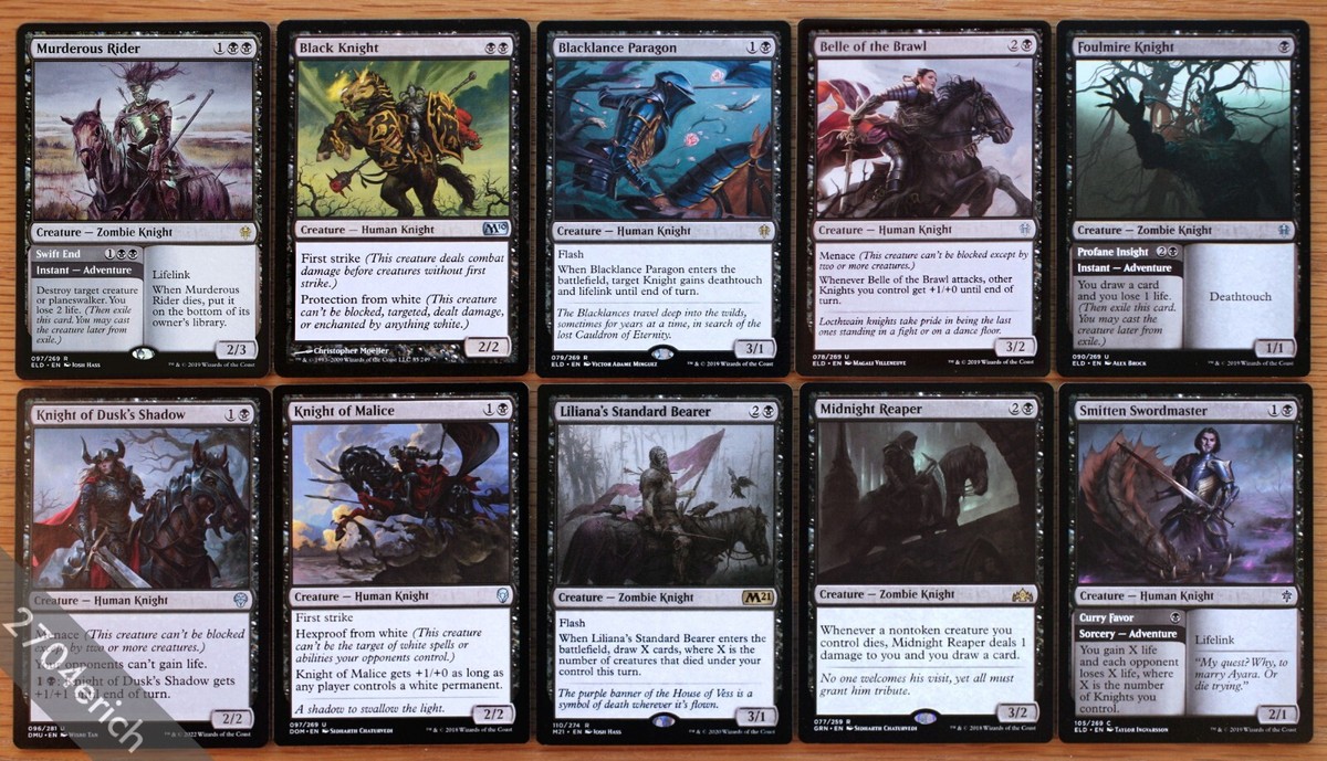 MTG Black Knight サマー エディション BGS9 Knight Black MTG Magic