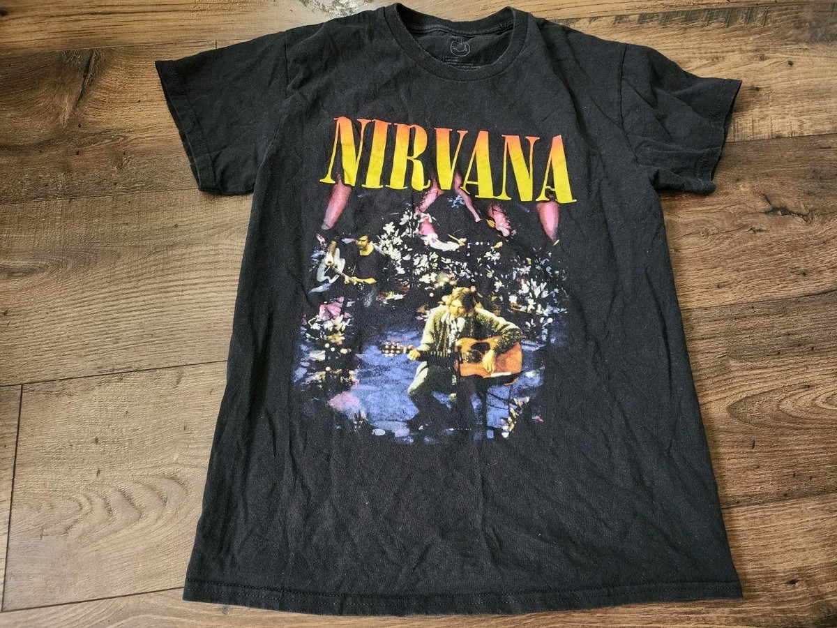 Womens S Nirvana Unplugged Double Sided T Shirt Officially 