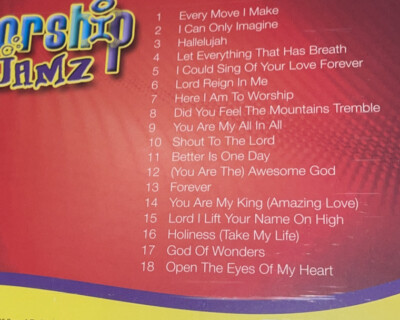 FREE US SHIP. on ANY 3+ CDs! NEW CD Various Artists: Worship Jamz