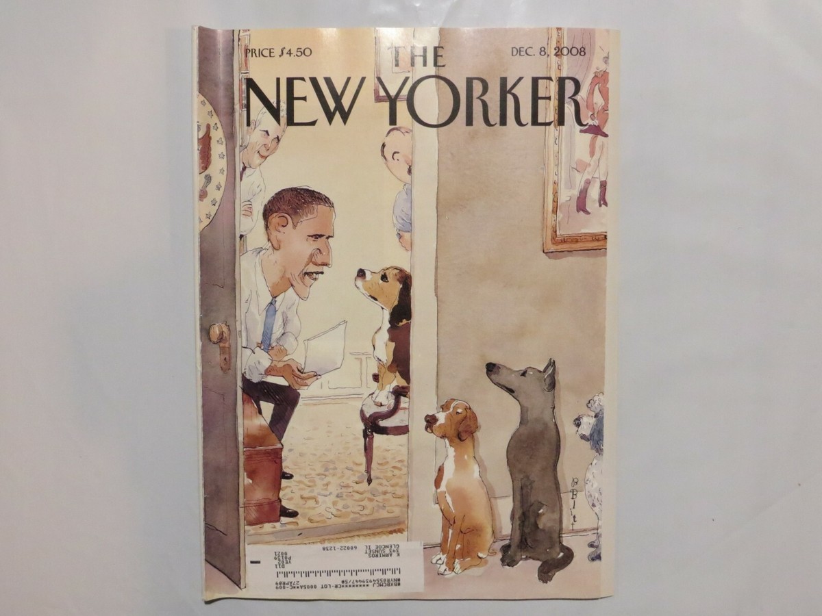 DECEMBER 8 2008 NEW YORKER vintage magazine - OBAMA - DOGS DECEMBER 8 2008 NEW YORKER vintage magazine - OBAMA - DOGS