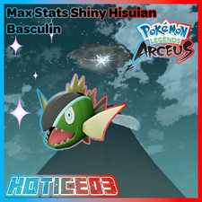 Pokemon Legends: Arceus Shiny Hisuian Basculin  Max Stats
