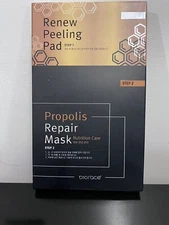 Biorace Renew Peeling Pad Propolis Repair Nutrition Mask 2 Easy Steps NIB