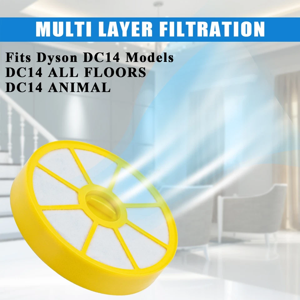 Pre-Motor & Post-Motor Filter Set for Dy-son DC14 DC15 Part #901420-02 904979-02 - Image 3 of 4