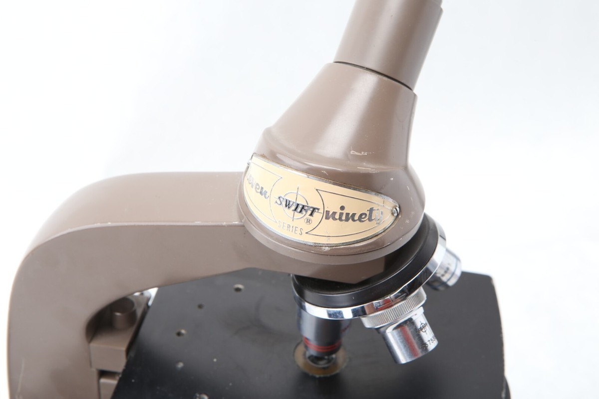 SWIFT MICROSCOPE ELEVEN NINETY JAPAN MONOCULAR 3 Objective 5/10/40