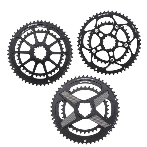 RIDEA POWERRING Oval Chainring 50/34T BCD110 For road bikes