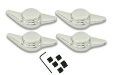 Vw Bug Bus Ghia Type 3 Empi 2 Spoke Center Cap Road Wheel Knock Offs Set Of 4