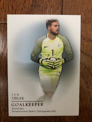 2018 Futera Unique Football Soccer Card SLOVENIA JAN OLBAK Mint 