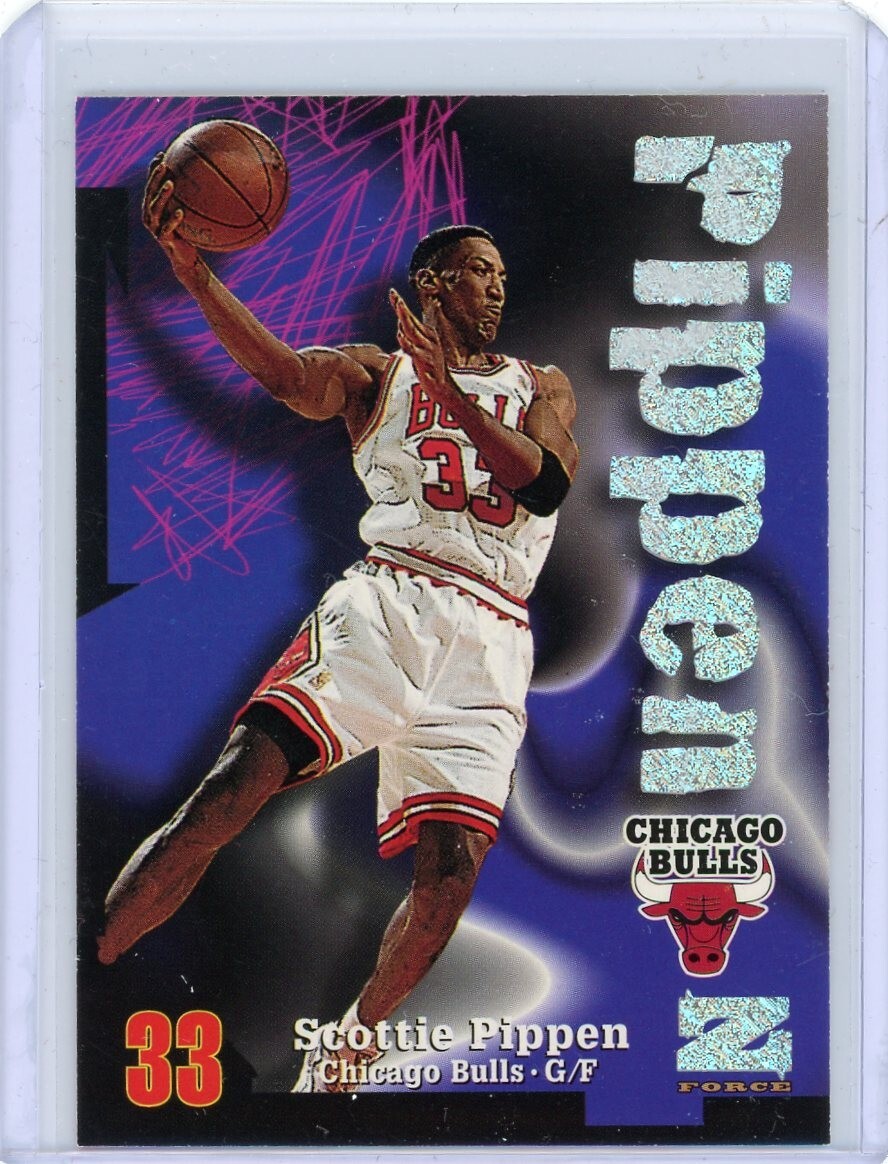 1997-98 Skybox Z-Force Basketball Rave #66 Scottie Pippen #180/399 
