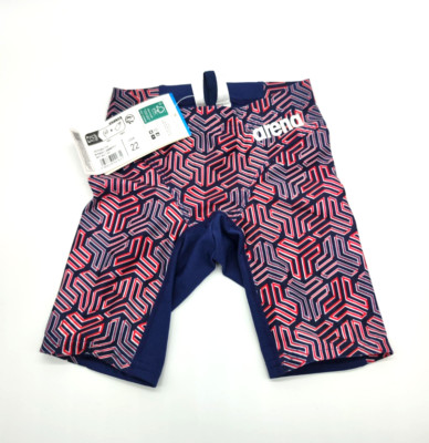 ARENA Kikko MaxLife Jammer Badeanzug für Herren, marineblau/rot, Größe 22 (UK)