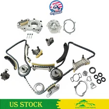 Timing Chain Kit Oil Pump Water Pump VTC Solenoid Fit 07-16 Cadillac Suzuki 3.6L