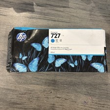 2023 GENUINE HP 727 Cyan 300ml INK CARTRIDGE F9J76A DESIGNJET T930 T1530 T2530