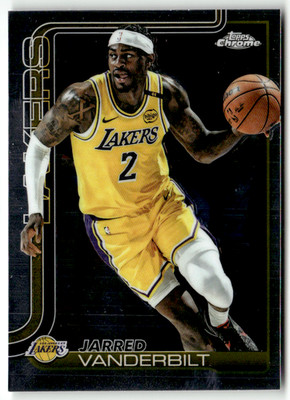 2025 Topps Chrome NBA No. 154 Jarred Vanderbilt Base