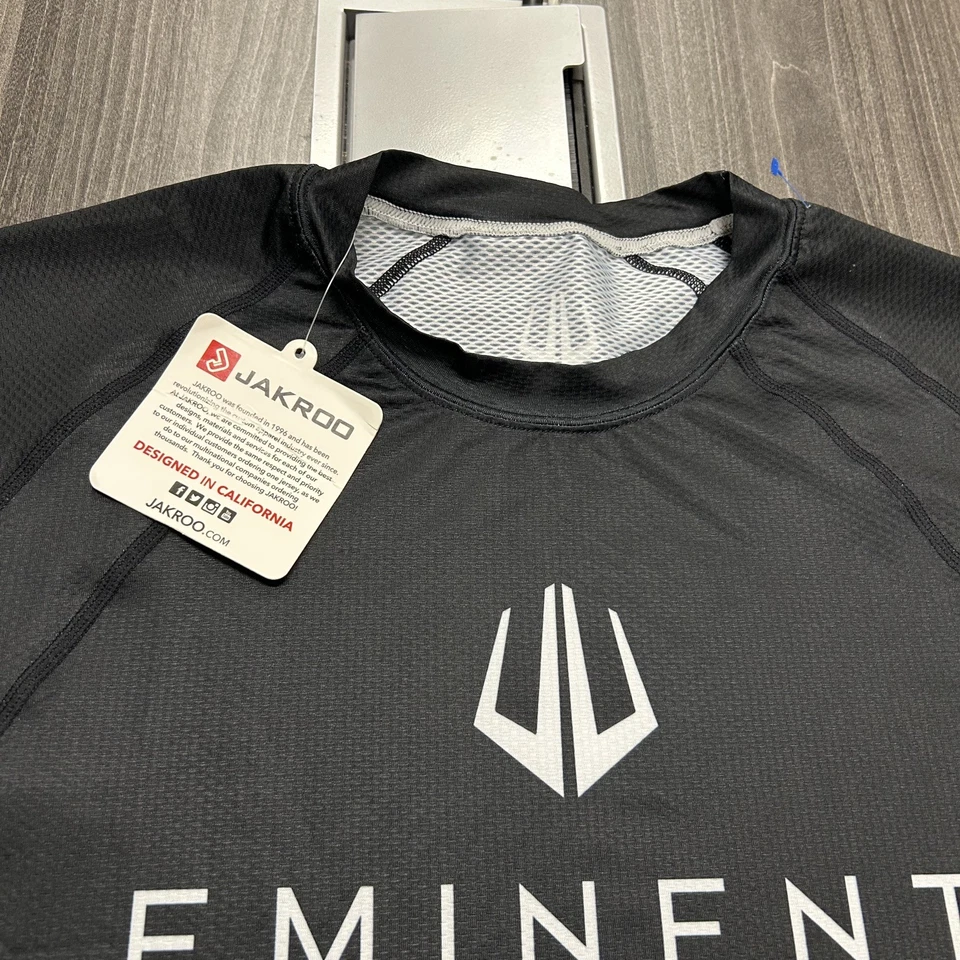 NUEVO CON ETIQUETAS JAKROO Camiseta de Ciclismo para Hombres Talla XL Negra Blanca Nueva con etiquetas Foto 2 de 4