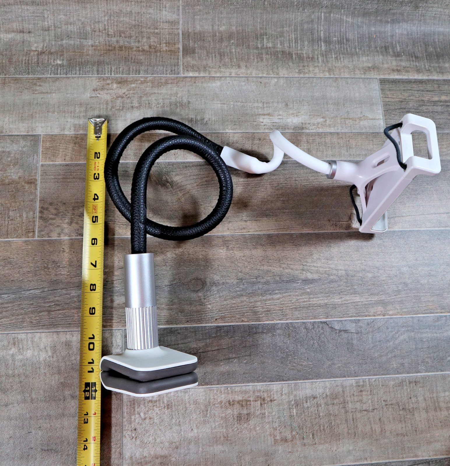 Lamicall Gooseneck Tablet Holder LS 02 Flexible Arm Clip Table Mount Stand Black