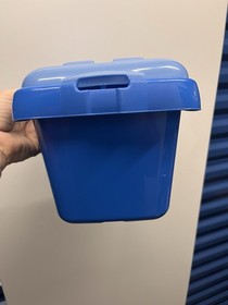 EMPTY 2006 LEGO 4626 Blue Tub Plastic Box Container For Brick Storage 11x7x7