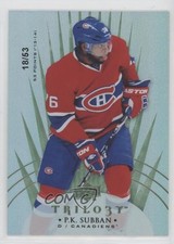2014-15 Upper Deck Trilogy Radiant Green 18/53 PK Subban #46 0o5t