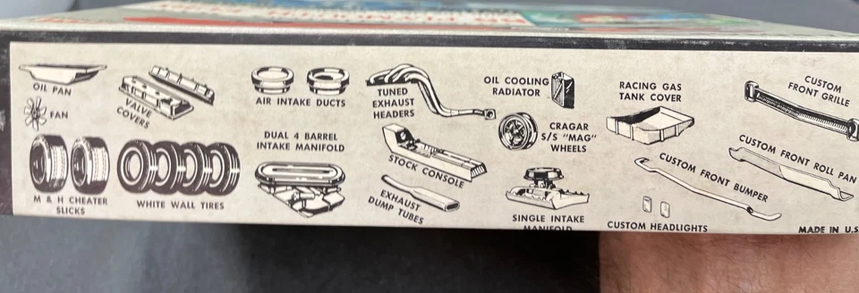 Johan C-1565 1965 Plymouth Fury Hardtop Richard Petty Annual Model KIT 1/25 McM - Image 4 of 4
