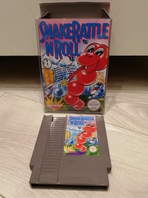 Snake Rattle &lsquo;n&rsquo; Roll (NES, 1990) - Authentic Nintendo Entertainment System Cart
