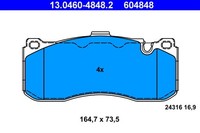 ATE Bremsbelagsatz Scheibenbremse 13.0460-4848.2 FüR BMW E91 E90 E87 E92 E88 E82