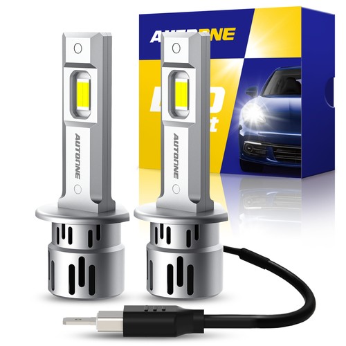 AUTOONE H1 LED Headlight Bulbs Kit 6500K White 60000LM Bright Hi/Low Beam 2-6x - Picture 18 of 24