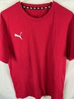 Puma Men's Red Athletic T-Shirt Short Sleeve XL