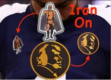 John Madden Patch Thanksgiving Memorial Jersey Patch + Walter Payton Man Of Year