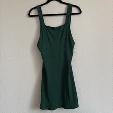 Reformation Janelle Mini Dress in Emerald Green Open Back Sleeveless Size Medium