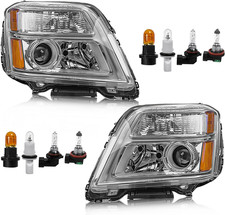 Headlight Assembly with Bulbs Compatible with GMC Terrain 2010 2011 2012 2013 20
