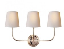 Vendome 3 Light 22 inch Polished Nickel Tripl...
