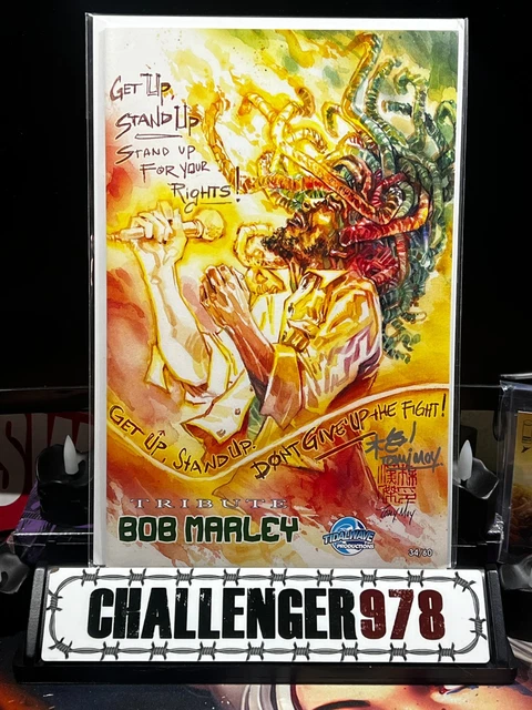 Tribute BOB MARLEY #1 Tony Moy SIGNED Trade-Dress w/ COA #39/60