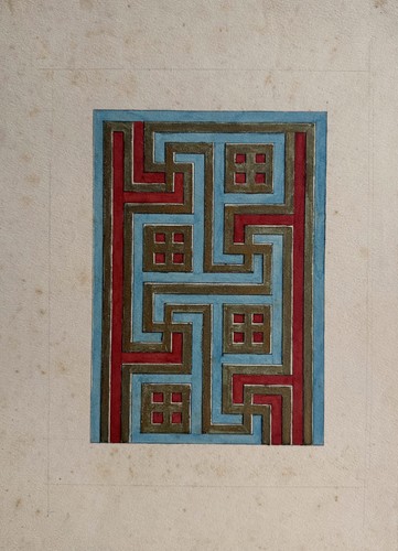 Pattern, 1895 | Painting/Design by Albert Schmitt