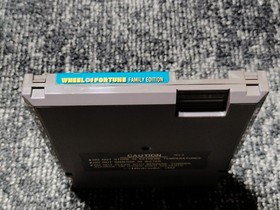 Wheel of Fortune Family Edition (Nintendo NES, 1990) Game Cartridge