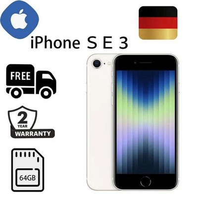 NEU Apple iPhone SE (3. Generation) - 64GB - Polarstern (Ohne Simlock)