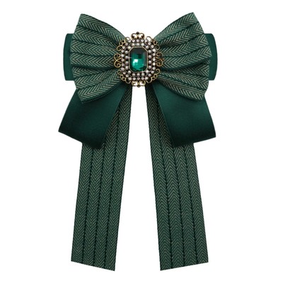 Womens Bow Tie Adjustable Rhinestone Bowtie for Women Ladies Girls Pre-tied W...