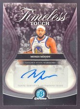 2025 Bowman Moses Moody Timeless Touch Signatures #TTA-DC Auto Warriors