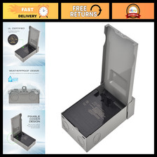 Outdoor AC Disconnect Box 60 Amp 120/240V 2 Pole Waterproof Switch Metal Box
