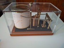 Lufft Trommelschreiber Barograph 8008, 7 Tage Luftdruckschreiber, 8 Tage Uhrwerk