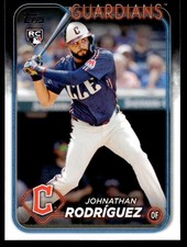 2024 Topps Update #US283 Johnathan Rodriguez Cleveland Guardians Rookie